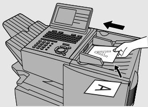 SHARP FO-DC635 - Load the document(s). (Note: If desired, you can load the document after dialing in Step 2, below.) - 1