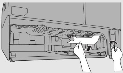 SHARP FO-DC635 - If you have a paper cassette and the display still indicates that paper is jammed, pull out the cassette and remove the jammed paper. - 1
