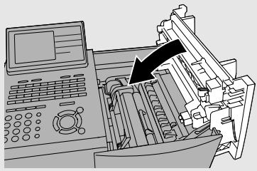 SHARP FO-DC635 - Close the print compartment cover. - 1