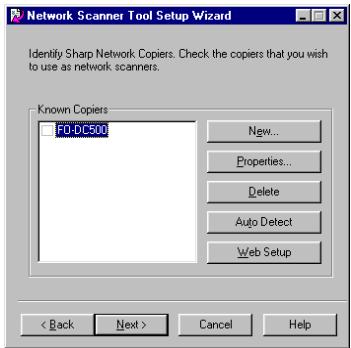 SHARP FO-DC635 - Setting up Network Scanner Tool - 4