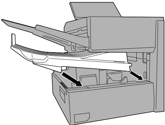 SHARP FO-DC635 - Attaching the received document tray - 1