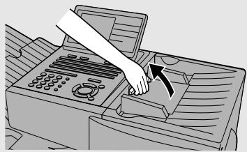 SHARP FO-DC635 - Open the operation panel. - 1