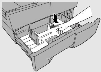 SHARP FO-DC635 - Loading paper in the paper cassette (if installed) - 2