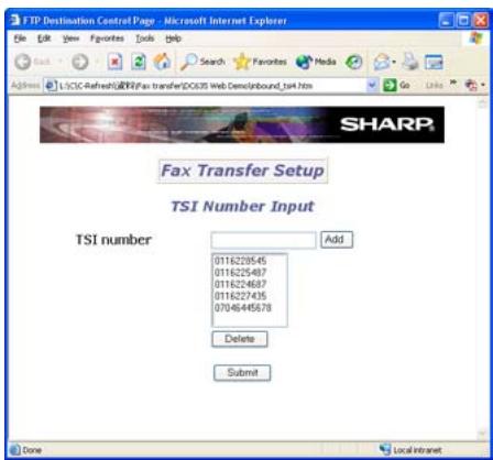 SHARP FO-DC635 - Storing transfer groups - 3