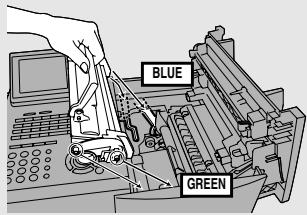 SHARP FO-DC635 - Replace the toner cartridge and then close the print compartment cover. - 1