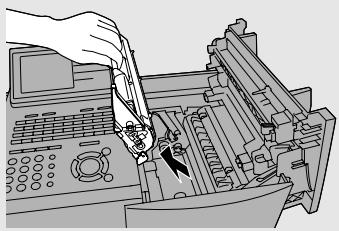 SHARP FO-DC635 - If you are replacing the toner cartridge, remove the old cartridge and dispose of it according to local regulations. - 3