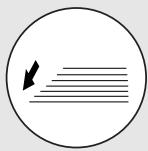 SHARP FO-DC635 - Place the document face down and push it gently into the document feeder. The top edge of the document should enter the machine first. - 2