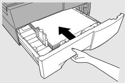 SHARP FO-DC635 - Loading paper in the paper cassette (if installed) - 5