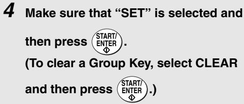 SHARP FO-DC635 - Storing destinations in Group Keys - 1