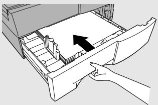 SHARP FO-DC635 - Replace the paper cassette. - 1