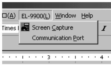 SHARP CE-LK2 PC LINK SYSTEM - Définition du port de communication - 1