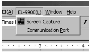 SHARP CE-LK2 PC LINK SYSTEM - Setting the Communication Port - 1