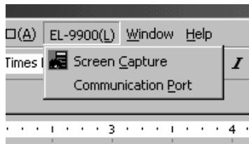 SHARP CE-LK2 PC LINK SYSTEM - Festlegen des Datenanschlusses - 1