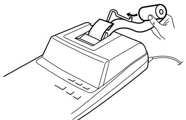 SHARP EL-2607P/2607PG - PAPIERROL VERVANGEN - 2