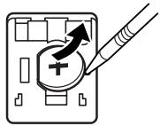 SHARP EL-2607P/2607PG - Method of battery replacement - 2