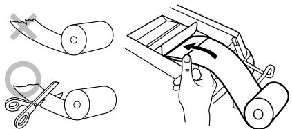 SHARP EL-2607P/2607PG - PAPER ROLL REPLACEMENT - 1