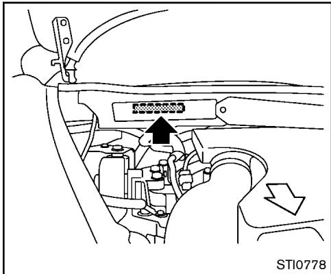 NISSAN JUKE - PLAQUE Portant le NUMERO d'identification du vehicule (vin) - 1