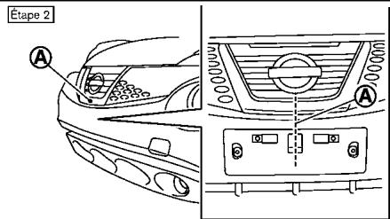 NISSAN JUKE - Installation de la PLAQUE d'immaticulation frontale - 1