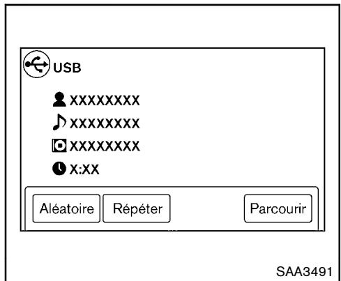 NISSAN JUKE - Bouton seek/categories : - 1