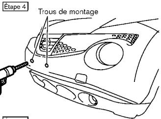 NISSAN JUKE - Installation de la PLAQUE d'immaticulation frontale - 3