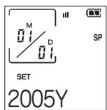 SHARP PA-VR10E - Per insere le batterie e ripristinare (inizializzare) il registratore, procedere come segue - 6