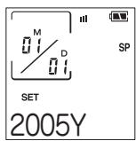 SHARP PA-VR10E - Insertar las pilas y resetear (inicializando) la grabadora - 6