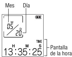SHARP PA-VR10E - Pantalla del modo reloj - 1