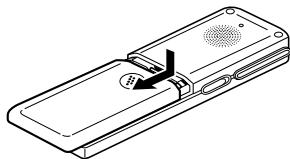SHARP PA-VR10E - Procedura di sostituzione delle batterie - 1