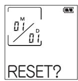 SHARP PA-VR10E - Inserting the batteries and resetting (initialising) the recorder - 4