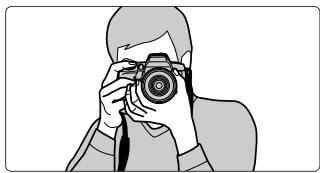 FUJIFILM S1 PRO - Maintenez correctement l'appareil photo. - 1