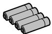FUJIFILM S1 PRO - ● Piles rechargeables FUJIFILM 4KR-3UF - 1