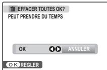 FUJIFILM Z33WP - TOUTES: Suppression de toutes les photos - 1