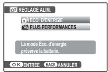 FUJIFILM Z33WP - Choisissez les options de gestion de l'énergie. - 1