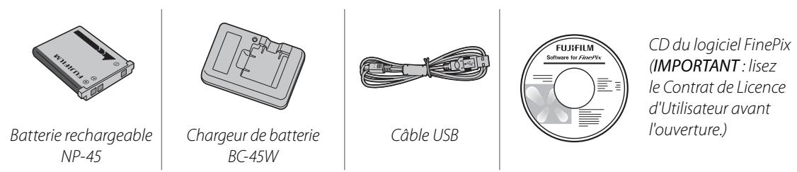 FUJIFILM Z33WP - Accessoires fournis - 1