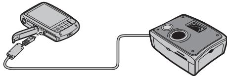 FUJIFILM Z33WP - Raccordement de l'appareil photo - 1