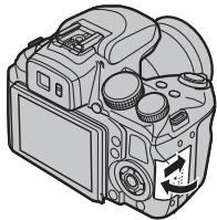 FUJIFILM FINEPIX HS30EXR - Insérez la carte mémoire. - 4