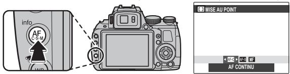 FUJIFILM FINEPIX HS30EXR - Mode de mise au point - 1