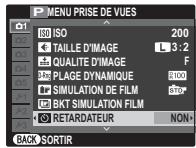 FUJIFILM X-PRO1 - Avant l'enregistrement - 2