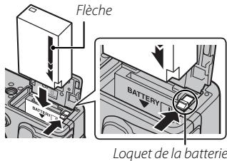 FUJIFILM X-PRO1 - Insérez la batterie. - 1