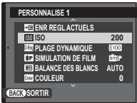 FUJIFILM X-PRO1 - Enregistrement des réglages - 3