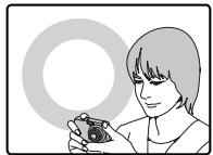 FUJIFILM FINEPIX AX550 - Comment tenir l'appareil photo - 1