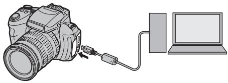 FUJIFILM FINEPIX HS30EXR - Raccordement de l'appareil photo - 3