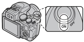 FUJIFILM FINEPIX HS30EXR - Allumer et éteindre l'appareil photo - 1