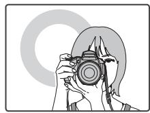 FUJIFILM FINEPIX HS30EXR - Comment tenir l'appareil photo - 1