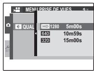 FUJIFILM FINEPIX JV100 - Choix de la taille du cadre - 1