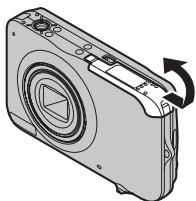 FUJIFILM FINEPIX JV100 - Insertion de la batterie - 1