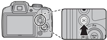 FUJIFILM FINEPIX S8300 - Appuyez sur le bouton ▶. - 1