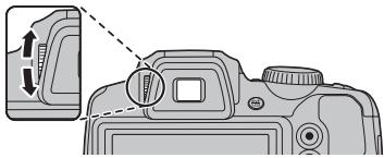 FUJIFILM FINEPIX S8300 - Commande d'ajustement dioptrique - 1