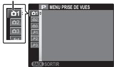 FUJIFILM PREMIUM XF1 - Affichez le menu prise de vue. - 2