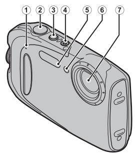 FUJIFILM XP WATERPROOF - Parties de l'appareil photo - 1